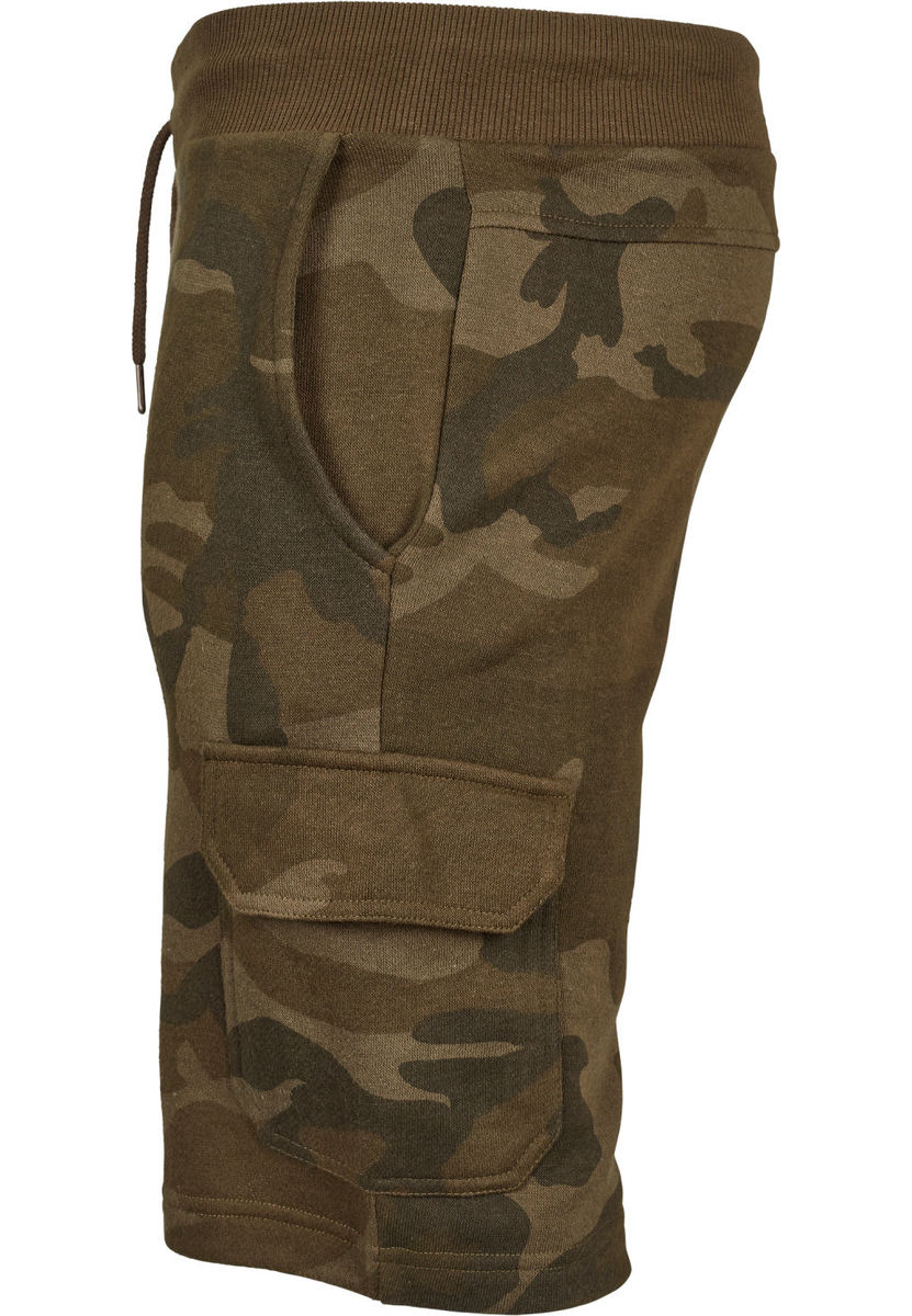 Herenshort URBAN CLASSICS - Camo Cargo Terry S