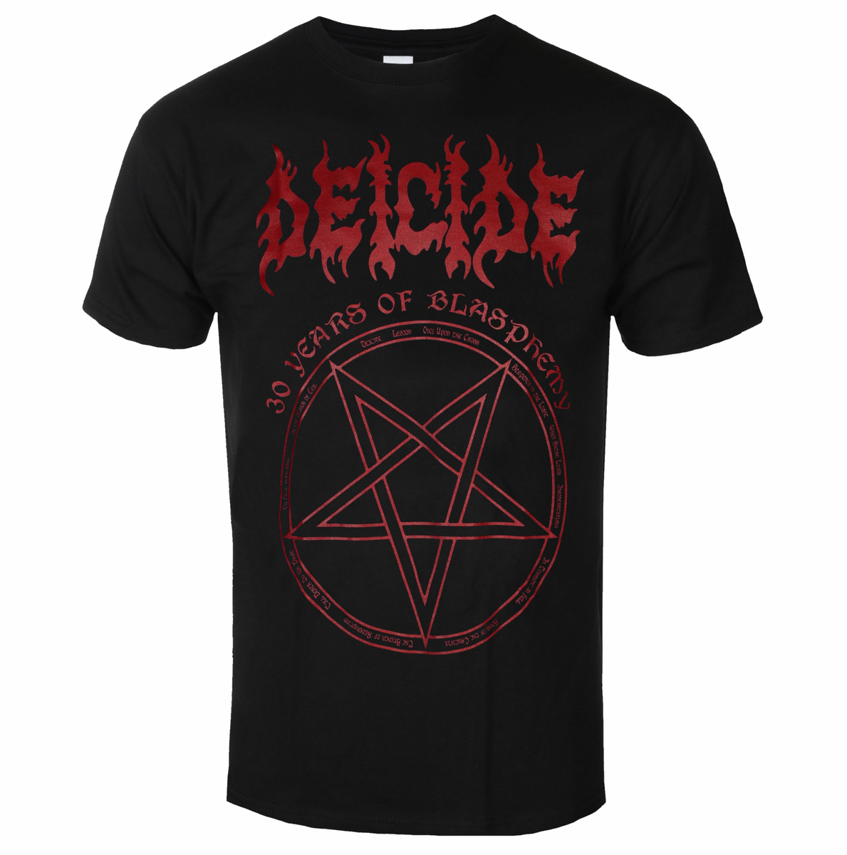 Heren T-shirt DEICIDE - 30 YEARS OF  BLASPHEMY - ZWART - PLASTIC HEAD M