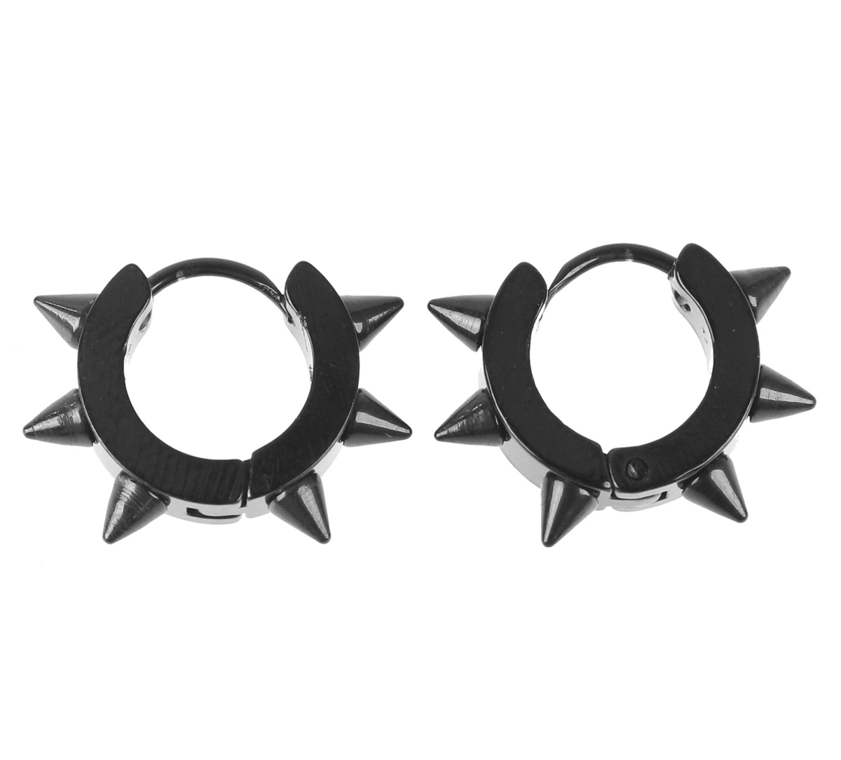 Oorbellen Black Spikes