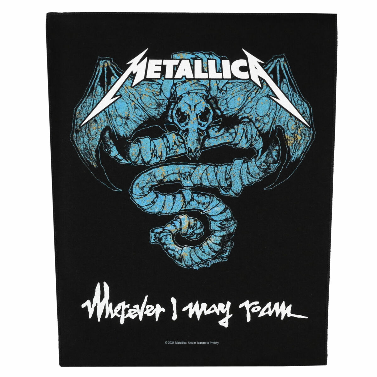 grote appliquatie METALLICA - WHEREVER I MAY ROAM  - RAZAMATAZ