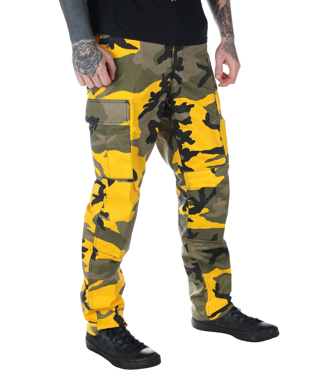 Herenbroek US BDU - YELLOW-CAM XS